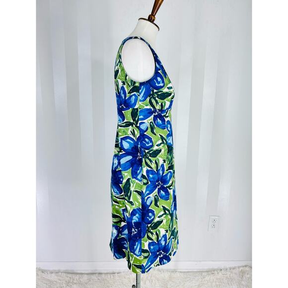 EVAN PICONE Women’s Floral Print Sleeveless Sheath Dress Sz 4 - Picture 2 of 10